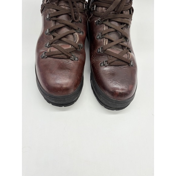 Vtg Cabelas Sky Walk Mens 11.5 Brown Leather Hunting Gore-Tex Lace Up Boots 8" - Picture 7 of 14